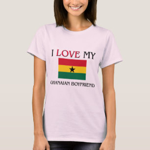 T-shirt J'aime mon ami ghanéen