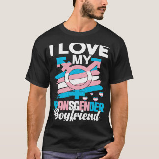 T-shirt J'aime mon ami transgenre LGBT Trans Pride W