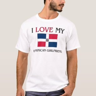 T-shirt J'aime mon amie dominicaine