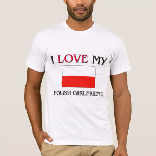 T-shirt J'aime mon amie polonaise