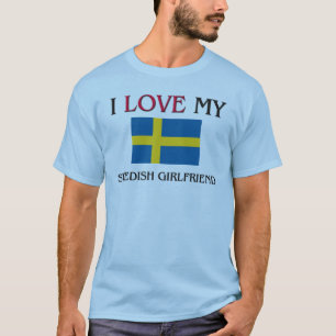 T-shirt J'aime mon amie suédoise