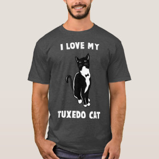 T-shirt J'Aime Mon Amoureux Tuedo CatCat 