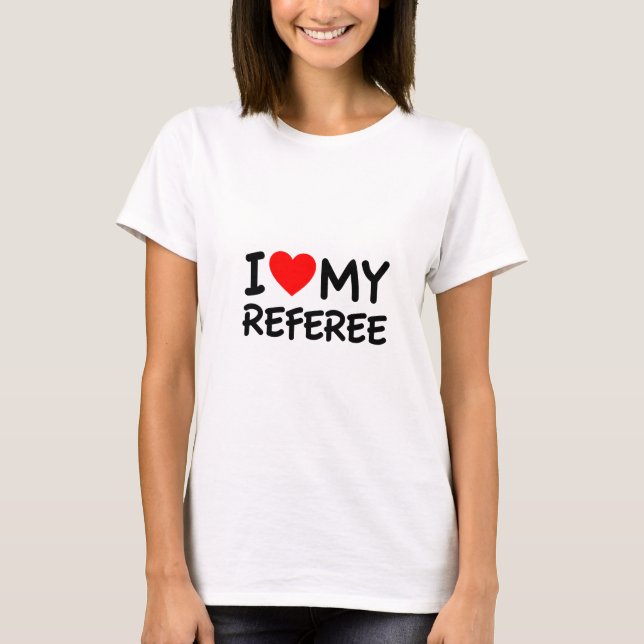 T-shirt J'aime mon arbitre (Devant)