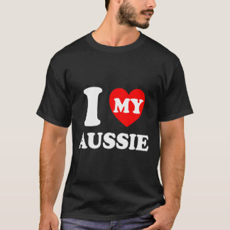 T-shirt J'Aime Mon Aussie J'Aime Mon Aussie