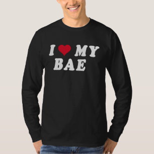 T-shirt J'aime mon Bae j'aime mon BAE chéri