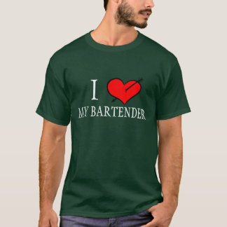 T-shirt J'aime mon barman