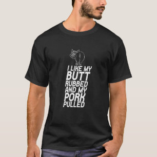 T-shirt J'Aime Mon Beurre Et Mon Porc Tiré