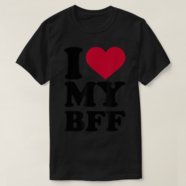 T-shirt J'aime mon BFF (Design devant)