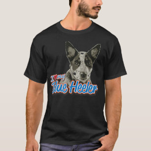 T-shirt J'aime mon Blue Heeler