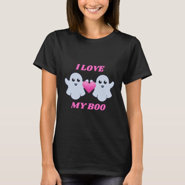 T-shirt J'aime mon Boo (Devant)