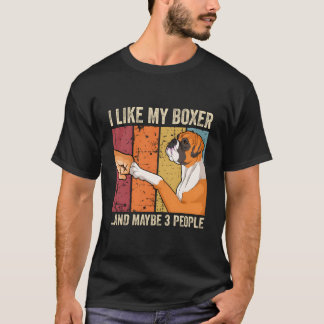 T-shirt J'aime mon Boxer
