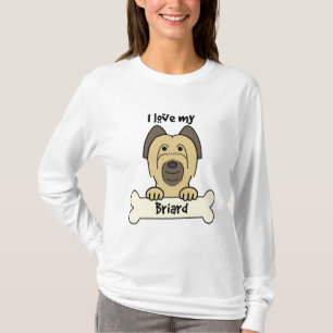 T-shirt J'aime mon Briard