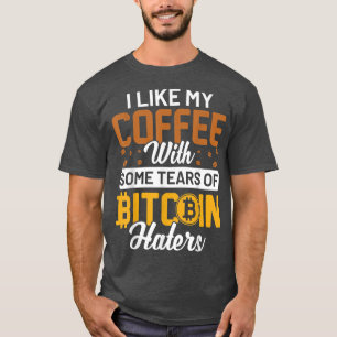 T-shirt J'aime mon café avec quelques larmes de ceux qui d