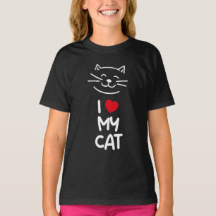 T-shirt J'aime mon chat