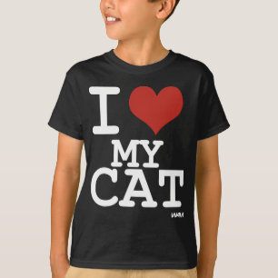 T-shirt J'aime mon chat