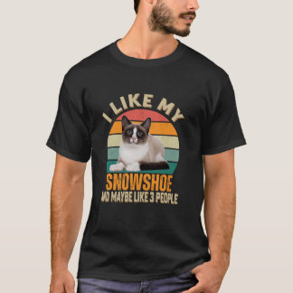 T-shirt J'Aime Mon Chat De Chaussure Et Peut-Être 3 Person