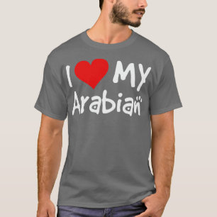 T-shirt J'aime mon cheval arabe 1