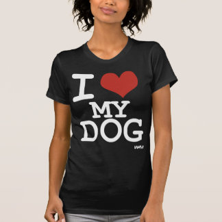 T-shirt J'aime mon chien