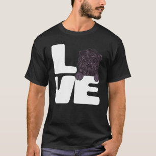 T-shirt J'aime mon chien Affenpinscher
