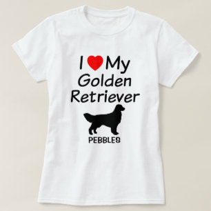 T-shirt J'Aime Mon Chien D'Or
