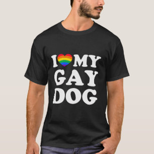 T-shirt J'Aime Mon Chien Gay