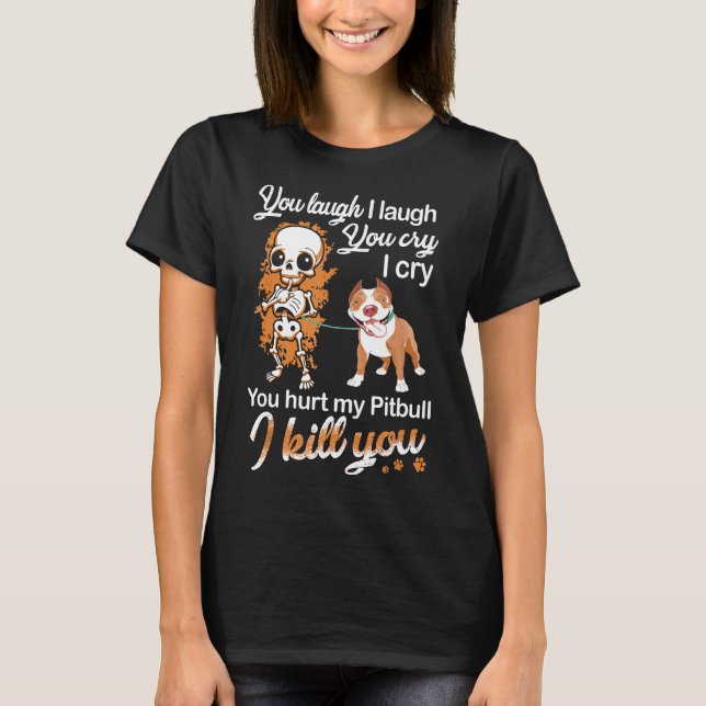 T-shirt J'Aime Mon Chien Taureau Chien Anniversaire Chemis (Devant)