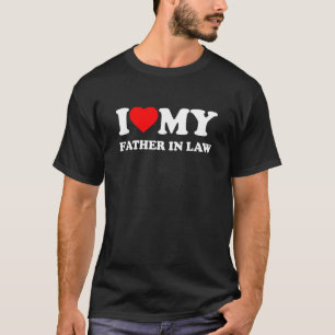 T-shirt J'Aime Mon Coeur De Belle-Père