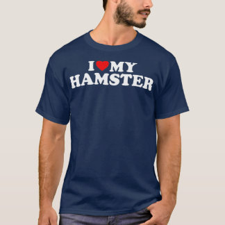 T-shirt J'Aime Mon Coeur Hamster Mon Hamster