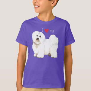 T-shirt J'aime mon coton de Tulear
