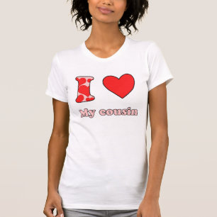 T-shirt J'aime mon cousin