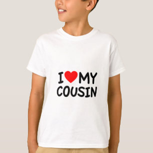 T-shirt J'aime mon Cousin