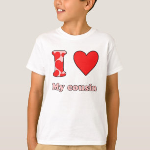 T-shirt J'aime mon cousin