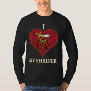 T-shirt J'Aime Mon Cri Symbole Coeur Noble Mason Thanksg