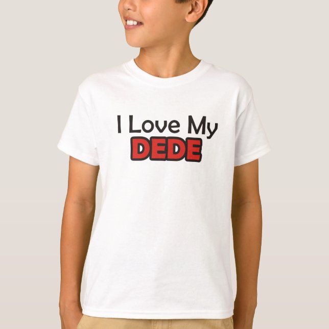 T-shirt J'aime mon Dede (Devant)
