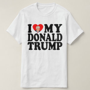 T-shirt J'aime mon Donald Trump 47e Président