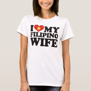T-shirt J'aime mon épouse philippine
