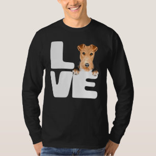 T-shirt J'Aime Mon Fil Fox Terrier Chien