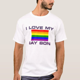 T-shirt J'aime mon fils gay