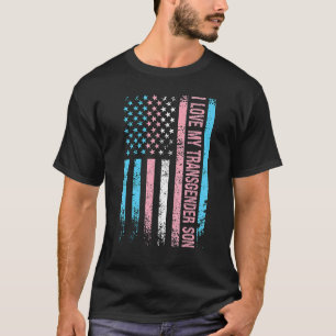 T-shirt J'Aime Mon Fils Transgenre Trans Lgbt Lgbtq
