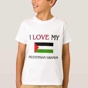 T-shirt J'aime mon grand-papa palestinien