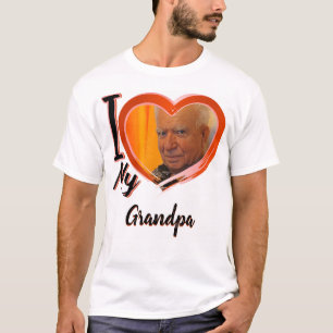 T-shirt J'aime mon grand-père _ cadeau personnalisé T-shir