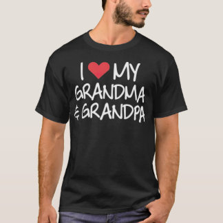 T-shirt J'aime Mon grand-père drôle cadeau de yoga