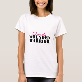T-shirt J'aime mon guerrier blessé
