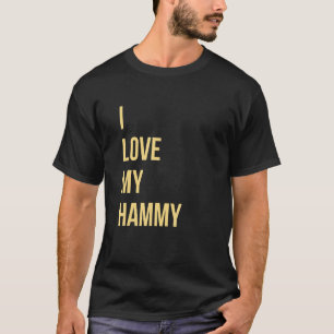 T-shirt J'Aime Mon Hammy - Céleste Hamster