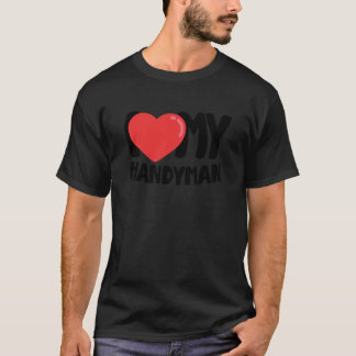 T-shirt J'aime mon homme à tout faire