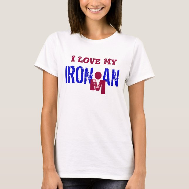 T-shirt J'aime mon Ironman (Devant)