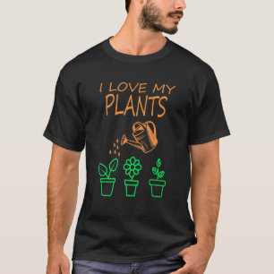 T-shirt J'aime mon jardinage Plante Greenhouse Nursery Far