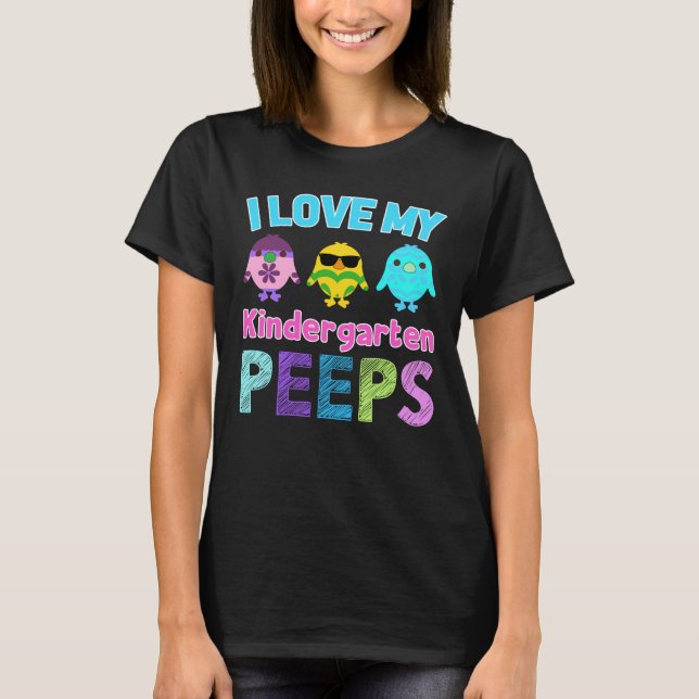 T-shirt J'aime mon jour de Pâques de professeur de (Devant)