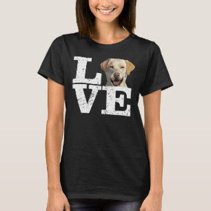 T-shirt J'aime mon labo jaune Labrador Retriever Chien