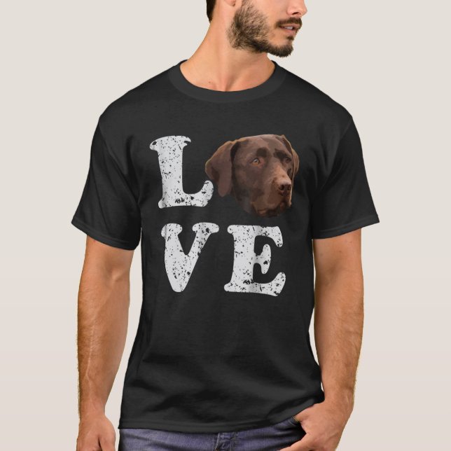 T-shirt J'Aime Mon Laboratoire De Chocolat (Devant)